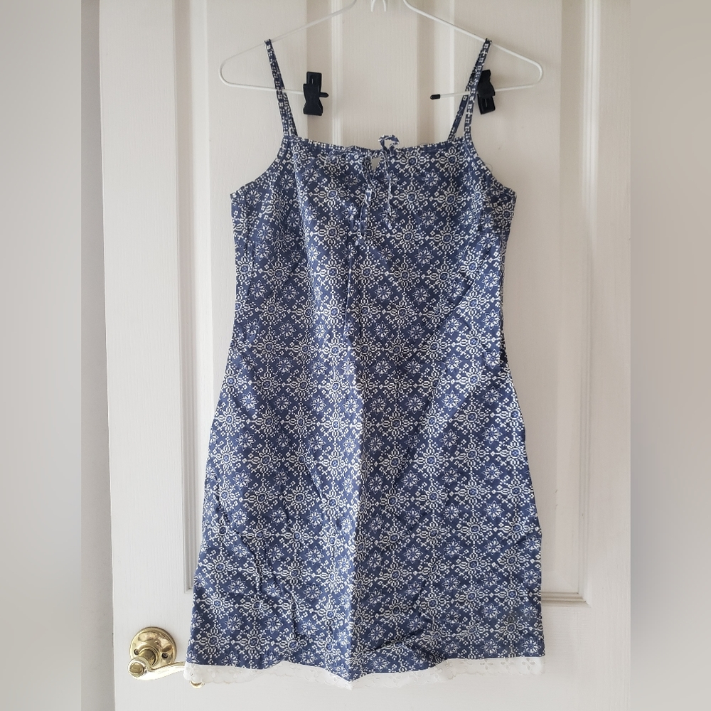 Blue and white Roxy dress